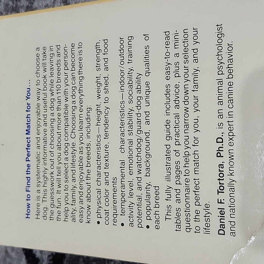 THE RIGHT DOG FOR YOU BOOK - Picture 3 of 8